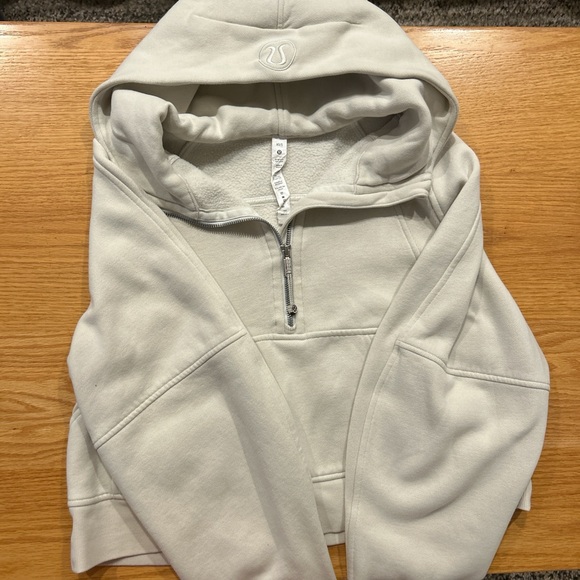 lululemon athletica Other - Lululemon bone 1/4 zip Hoodie